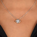 Lady Trucker Necklace Encouragement Gift | Message Card | Knot Pendant From Husband