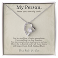 Best Friend Necklace Fresh Start Gift Encouragement | Message Card | Heart Pendant