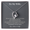 Runner Wife Necklace Marathon Finisher Gift From Husband | Message Card | Heart Pendant Keepsake