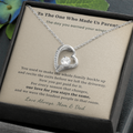 Daughter Flight Attendant Necklace Graduation Gift From Parents | Message Card | Heart Pendant Wings