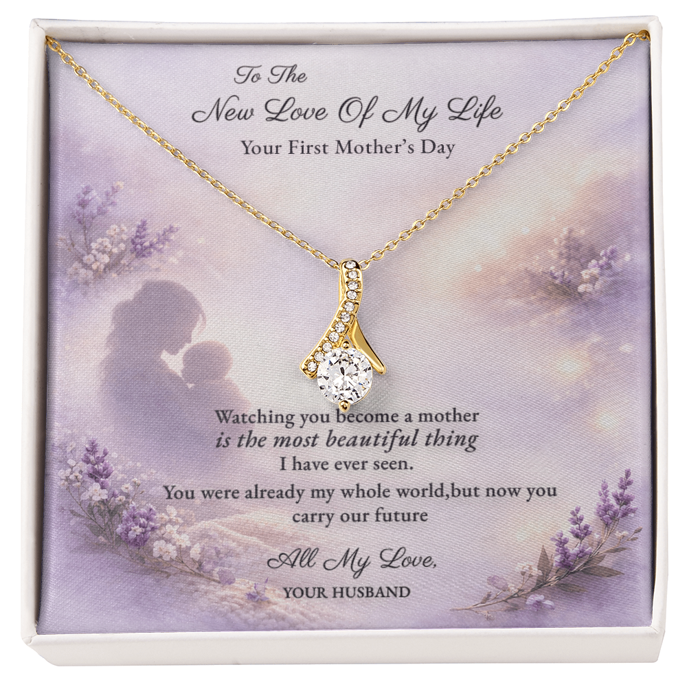 Alluring Beauty Necklace for New Mom First Mothers Day Gift | Message Card | Elegant