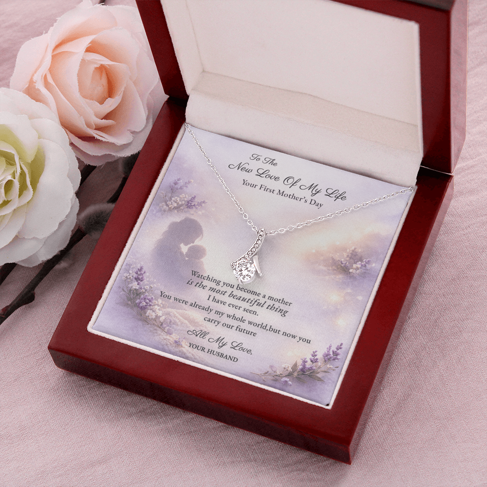 Alluring Beauty Necklace for New Mom First Mothers Day Gift | Message Card | Elegant