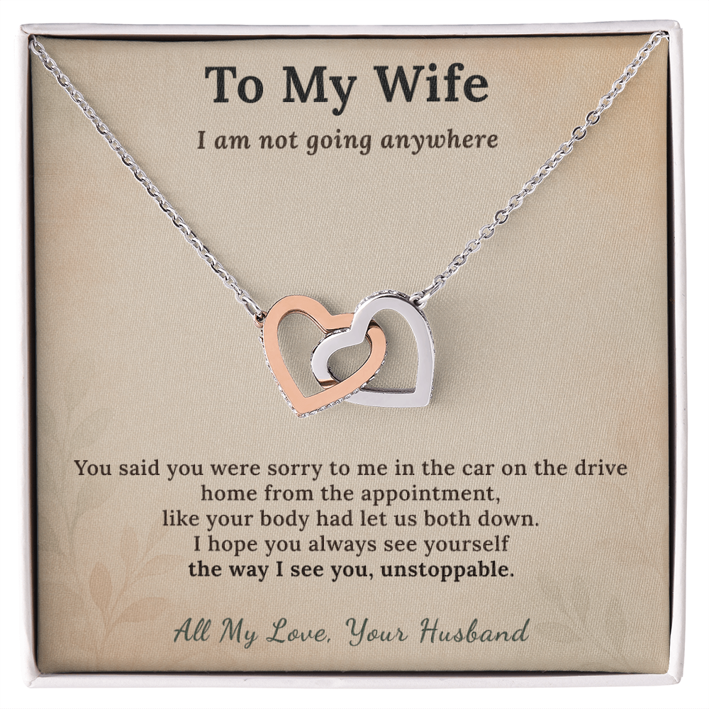 TTC Soulmate Necklace Heartfelt Gift From Partner | Message Card | Two Hearts Pendant