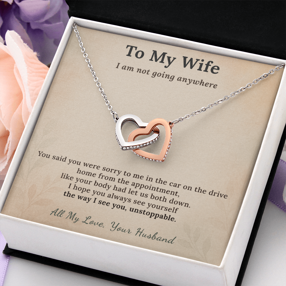 TTC Soulmate Necklace Heartfelt Gift From Partner | Message Card | Two Hearts Pendant