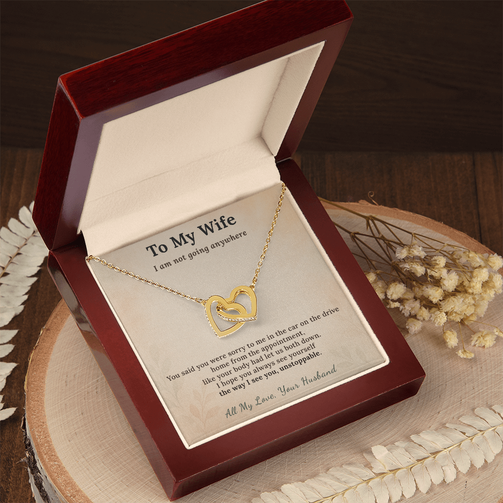 TTC Soulmate Necklace Heartfelt Gift From Partner | Message Card | Two Hearts Pendant