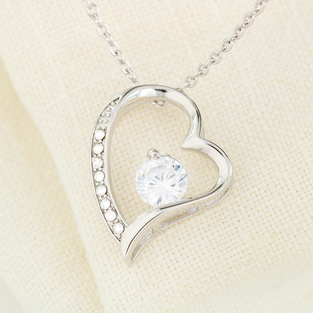Forever Love Necklace for Wife First Mothers Day Gift | Message Card | Romantic