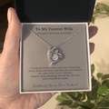 Soulmate Necklace Cancer Free Gift From Husband | Message Card | Heart Pendant Survivor Wife