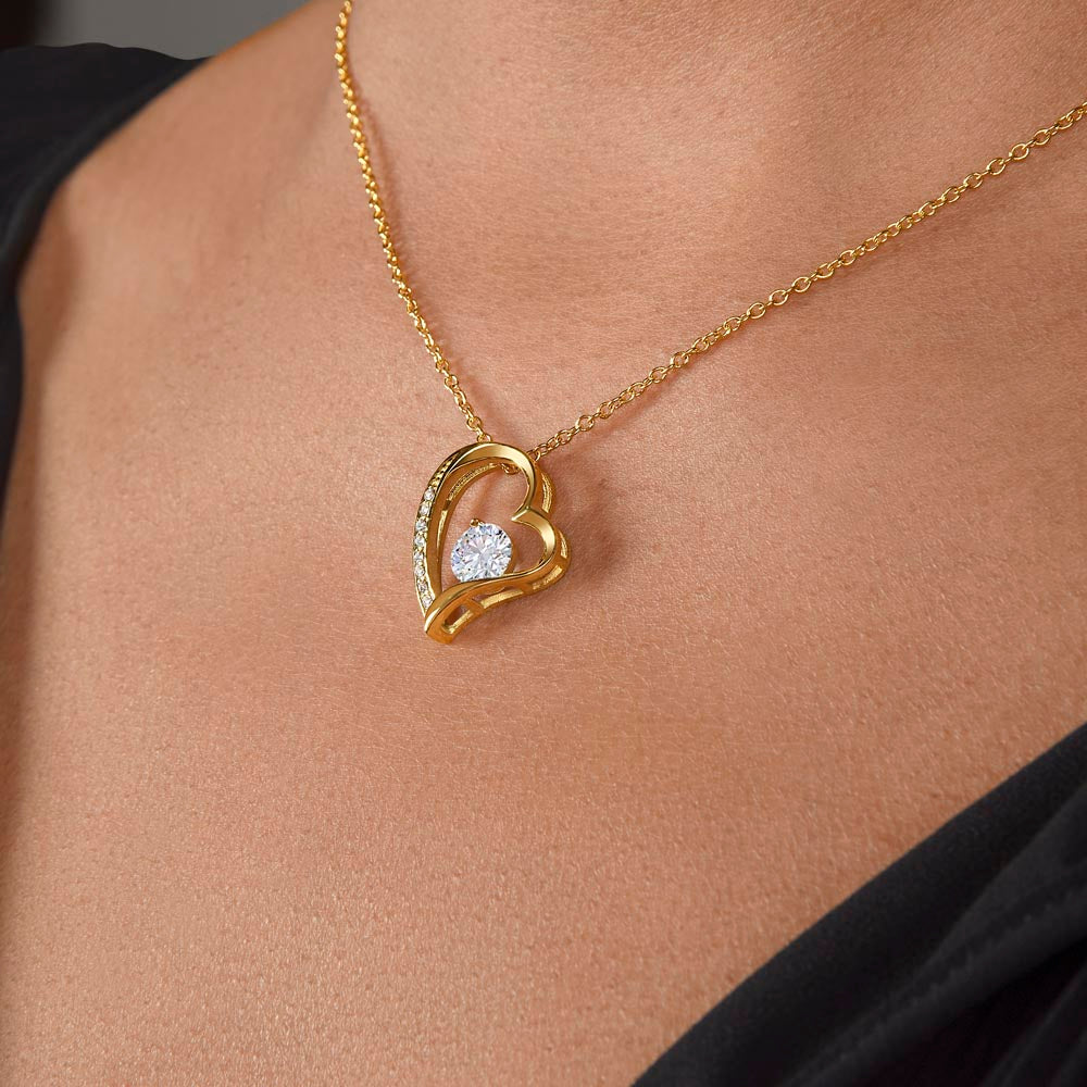 Sister In Law Necklace Wedding Gift From His Sister | Message Card | Heart Pendant Keepsake